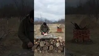 Cooking chicken in nature | Outdoor camping | Mountain Chef