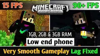 How to increase fps in Minecraft pocket edition | How to fix lag in mcpe