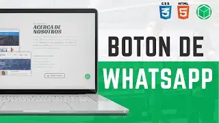 Botón Flotante de Whatsapp || Página web || HTML