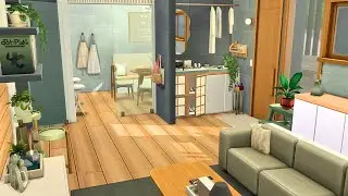 Sleek Modern Apartment 🌆 Sims 4 Speed Build Stop Motion (NO CC)