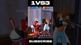1 VS 3 🎯 🤯 CLUTCH WITH G36 GUN 🔫🤯 #shorts