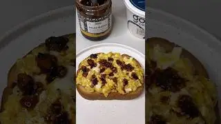 Day2 trying Cottage Cheese w/ Scrambled Eggs! 