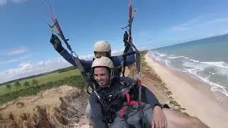 VOO PANORAMICO PARAPENTE COM NICOLAS DIA 13/11/2022 - FALESIAS DE JEQUIA DA PRAIA - ALAGOAS