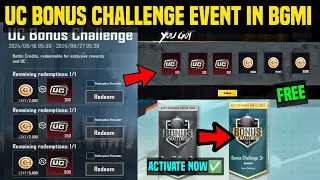 UC BONUS EVENT / UC BONUS CHALLENGE BGMI/ BATTLE COINS BGMI ME KAISE LE/ BONUS CHALLENGE UNAVAILABLE