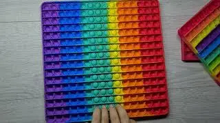 Rainbow🌈 Asmr🔥 No Talking 🔥Satisfying pop it🔥Popit🔥Tapping🔥Tingling🔥Fidget toy🔥Giant🔥Giants
