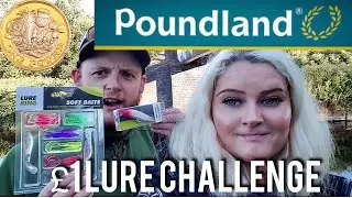 UK Canal Lure Fishing: Poundland £1 Bait Challenge!