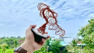 Mini Bonsai Tree Wire Copper 07