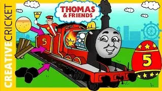 Thomas and Friends Toy Trains for Kids ♦ James Story ♦ Animated Toy Train Adventures