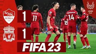 FIFA 23 Карьера тренера за Ливерпуль #2 ⚽️Матч в кубке с ФК Рома⚽️ ⭐LEGION PLAY⭐