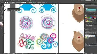 Illustrator Dersleri 35 - Deformasyon Araçları Çarpıtma, Büzme, Burgu, Şişirme