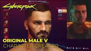 Original Male V (Trailers) Character Creation - Cyberpunk 2077