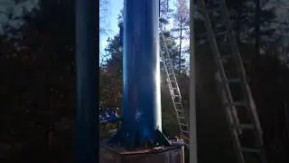 Установка водонапорной башни Рожновского 7