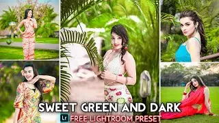 Sweet Green And Dark Tone Lightroom Preset | Lightroom Preset Free Download | lightroom presets