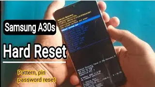How to hard reset Samsung A30s /A307fn Reset screen lock