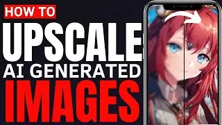 How to Upscale AI Generated Images (MINDBLOWING How To Upscale AI Tutorial)