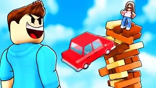 J'ai Joué au Jenga Géant Dans Roblox