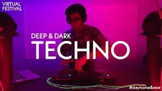 UNDERGROUND TECHNO Live DJ Set (Virtual Festival Rave)