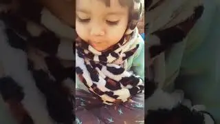 how cutely eating maggie.cute baby azaan shah eating maggie. 