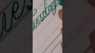 Cursive handwriting practice / #shorts