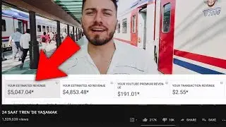 1 MİLYON İZLENMEYE KAÇ PARA KAZANDIM? (youtuberler ne kadar kazaniyor)