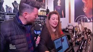 Meghan Patrice Riley on LIVE! with Kelly & Ryan at Grand Central Terminal Holiday Fair 12/19/22