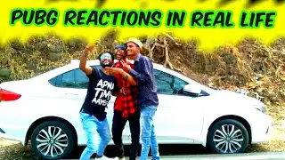 PUBG REACTIONS IN REAL LIFE | PUBGMOBILE | PUBGLIVE | SS STATION
