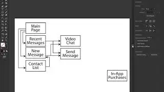 UX Design - Wireframe a Messaging App with Adobe Illustrator