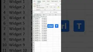 Quickly Format table in Excel! 