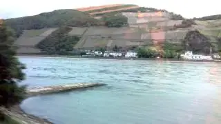 Departing Bingen on the IC