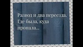 Почему меня не было на канале. Развод, два переезда...