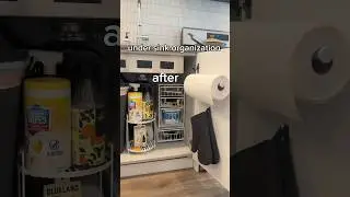 organizing under my kitchen sink! 