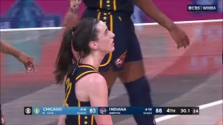 Final 30secs: Indiana Fever vs Chicago Sky, WNBA | Caitlin Clark, Angel Reese, Kamilla Cardoso
