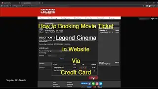 How to Booking Movie Ticket Legend Cinema in Website via Credit Card