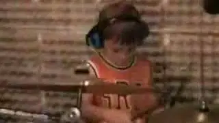 Kid Playing Drums, AWESOME
