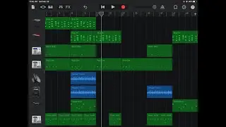 Making a Beat Idea On GarageBand iPad (No audio commentary)