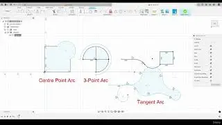 Fusion 360 Use Arc Tools || Autodesk Fusion 360 Training Tutorial 11