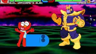 Mugen - Evil Warioman's Elmo vs Thanos