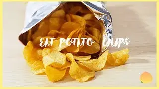 ASMR l Eat potato chips