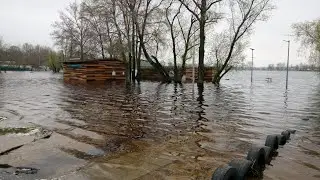 Затопило Пляжи Оболонь, Гидропарк! Паводок Киев 2023! Большой Разлив Днепра.