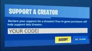Use my creator code 