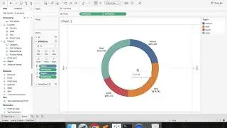 Tableau Tutorial - Donut Charts