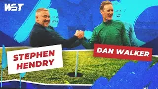 Stephen Hendry & Dan Walker Try Putting with a SNOOKER CUE 🤯