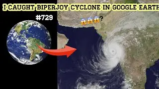 Effects of Biperjoy cyclone by animation #biparjoycyclone #cyclone #googleearth #729