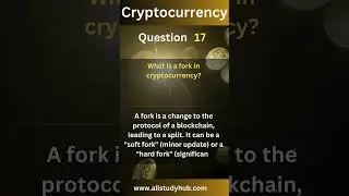 what is fork in #cryptocurrency  #allstudyhub #youtubeshorts #shortvideo