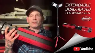 Wallboard's Extendable Dual-Headed LED Work Light