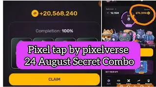 Pixeltap by pixelverse 24 August Secret Combo