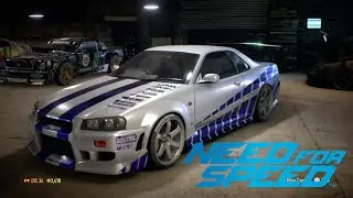 Need for Speed 2015 | PAUL WALKER's NISSAN GTR R34 SKYLINE | SPECIAL