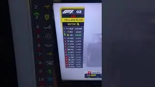 Max dropped to P11 one second after yellows came out, so he was out anyways