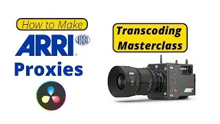How to do Transcoding for Arri Cameras in davinci resolve