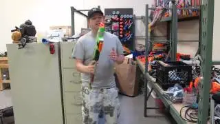 2014 Nerf Blaster Review Demolisher & SlingFire